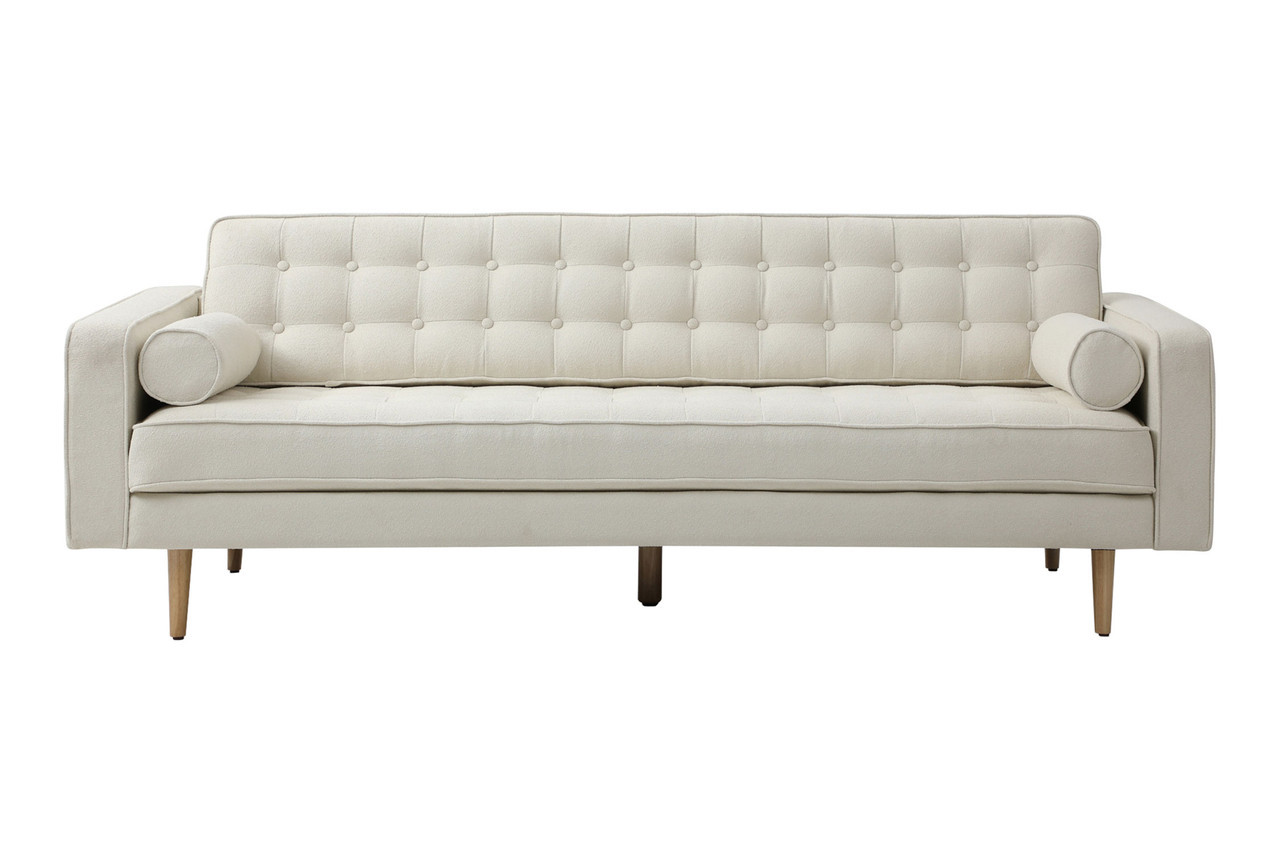 Owen Boucle Sofa in White