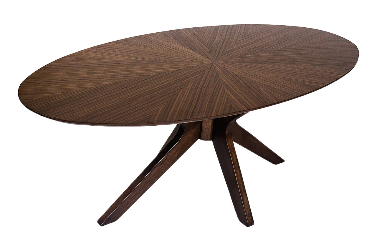Starburst Oval Coffee Table
